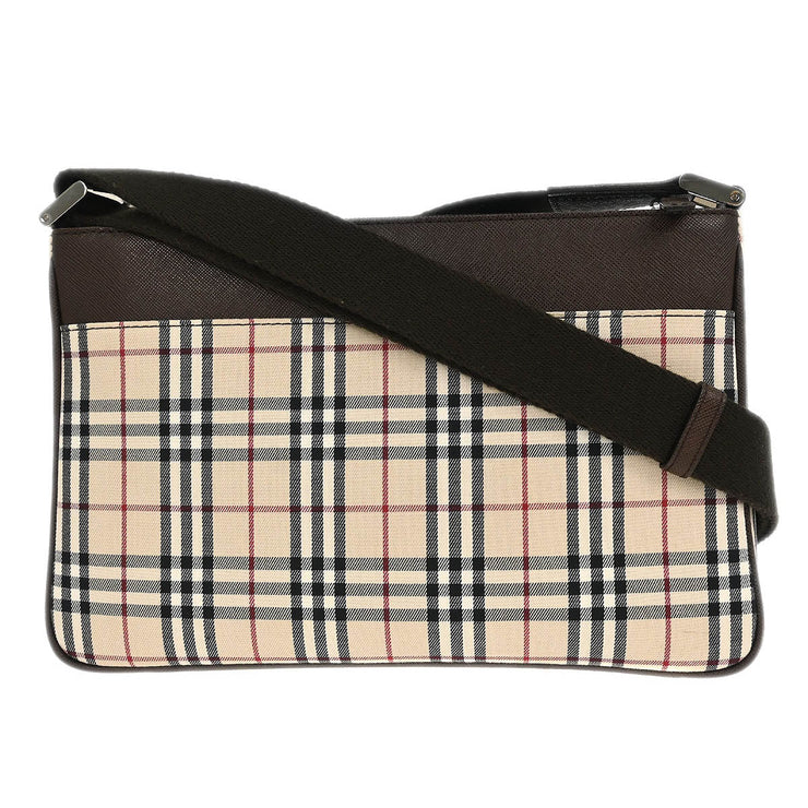 Burberry Beige Burberry Check Shoulder Bag 166752