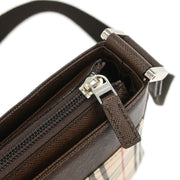 Burberry Beige Burberry Check Shoulder Bag 166752