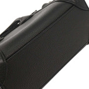 Celine Black Leather Nano Luggage Tote Bag U-AT-0156 U-CU-0156 166753