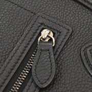 Celine Black Leather Nano Luggage Tote Bag U-AT-0156 U-CU-0156 166753