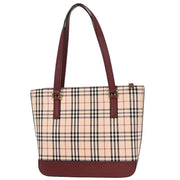 Burberry Beige Burberry Check Tote Handbag 166755