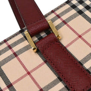 Burberry Beige Burberry Check Tote Handbag 166755