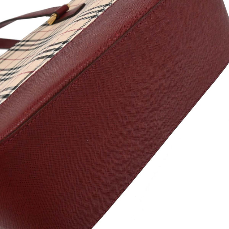 Burberry Beige Burberry Check Tote Handbag 166755