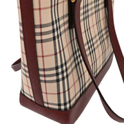Burberry Beige Burberry Check Tote Handbag 166755