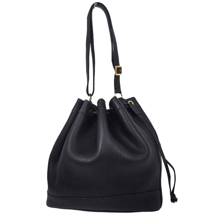 Hermes Blue Navy Taurillon Clemence Market GM Bucket Shoulder Bag Square:H 10 166758