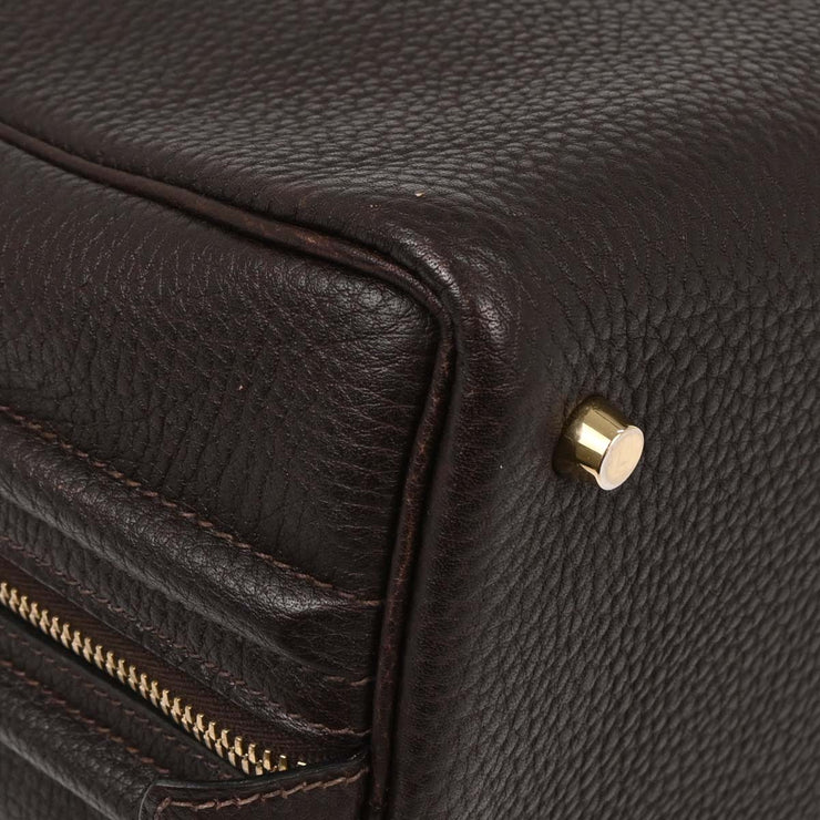 Hermes Ebene Taurillon Clemence Sac Envie 36 Handbag Square:K 60E 166759
