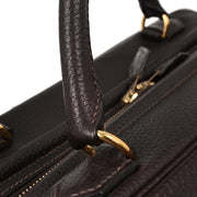 Hermes Ebene Taurillon Clemence Sac Envie 36 Handbag Square:K 60E 166759