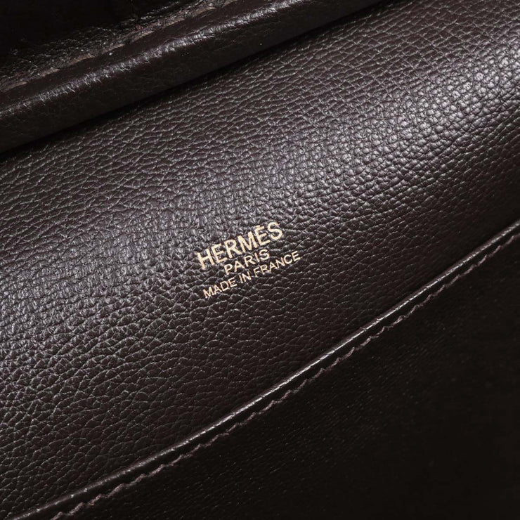 Hermes Ebene Taurillon Clemence Sac Envie 36 Handbag Square:K 60E 166759