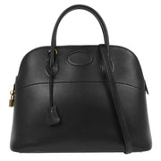 Hermes Black Sikkim Bolide 35 Handbag 2way 22C Square:B 166760
