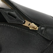 Hermes Black Sikkim Bolide 35 Handbag 2way 22C Square:B 166760