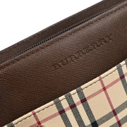 Burberry Beige Brown Burberry Check Tote Handbag 166761