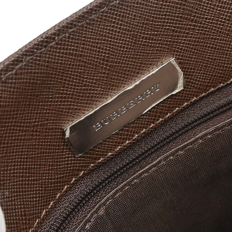 Burberry Beige Brown Burberry Check Tote Handbag 166761