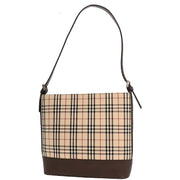 Burberry Beige Brown Burberry Check Shoulder Bag 166762