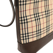 Burberry Beige Brown Burberry Check Shoulder Bag 166762