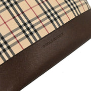 Burberry Beige Brown Burberry Check Shoulder Bag 166762