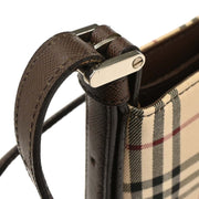 Burberry Beige Brown Burberry Check Shoulder Bag 166762