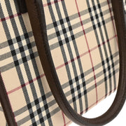 Burberry Beige Brown Burberry Check Tote Handbag 166763