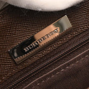 Burberry Beige Brown Burberry Check Tote Bag 166765