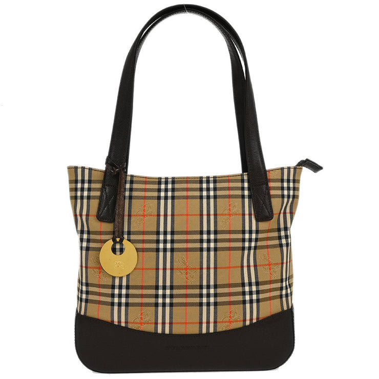 Burberry Beige House Check Tote Handbag 166768