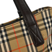 Burberry Beige House Check Tote Handbag 166768