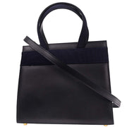Salvatore Ferragamo Navy Vara Bow Handbag BA214178 166769