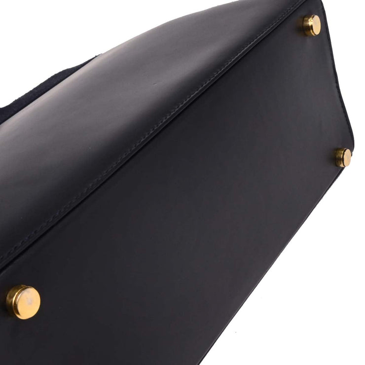 Salvatore Ferragamo Navy Vara Bow Handbag BA214178 166769