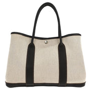 Hermes Beige Toile H Buffalo Garden Party 36 PM Tote Bag J Square:J 166771