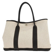 Hermes Beige Toile H Buffalo Garden Party 36 PM Tote Bag J Square:J 166771