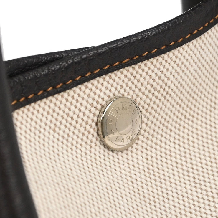 Hermes Beige Toile H Buffalo Garden Party 36 PM Tote Bag J Square:J 166771