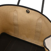 Hermes Beige Toile H Buffalo Garden Party 36 PM Tote Bag J Square:J 166771