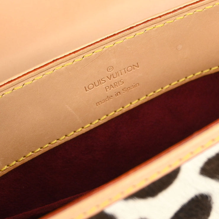 Louis Vuitton Multicolor Pony Hair Sac Dalmatian M92825 LM1003 166772