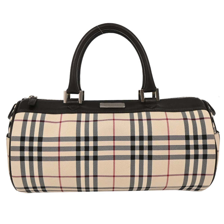 Burberry Beige Burberry Check Handbag 166774