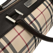 Burberry Beige Burberry Check Handbag 166774