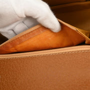 Gucci Brown Pigskin Bamboo 2way Handbag 00020460188 166777