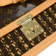 Louis Vuitton Tweed PVC Monogram Tweedy Handbag M92820 SR1003 166778