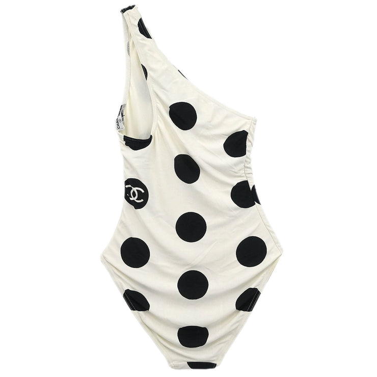 Chanel Swimwear Swimsuit White 97P #38 170571