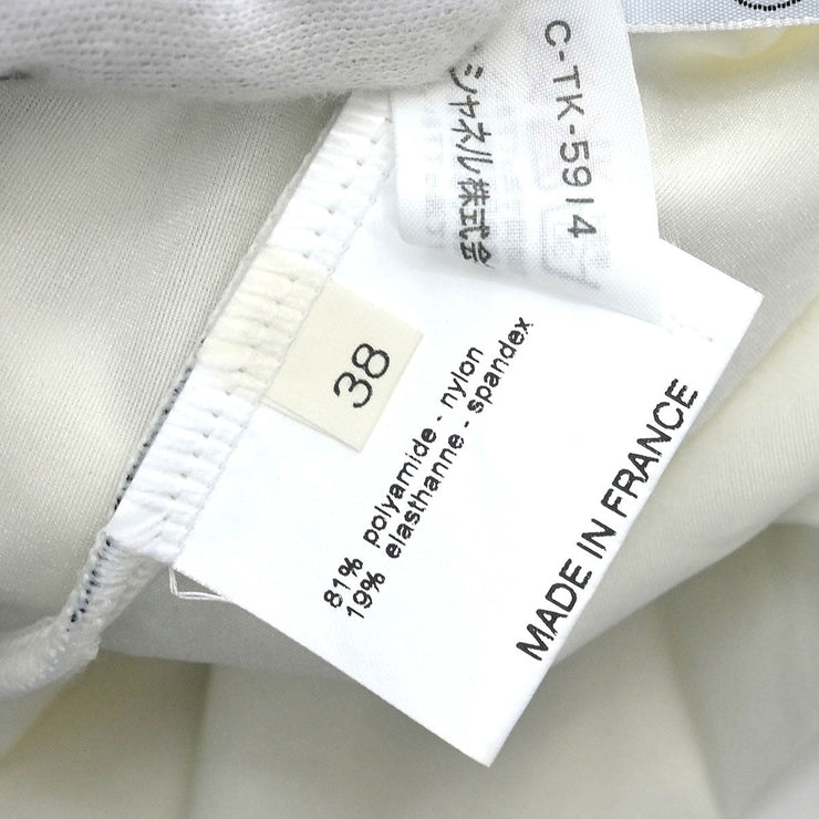 Chanel Swimwear Swimsuit White 97P #38 170571