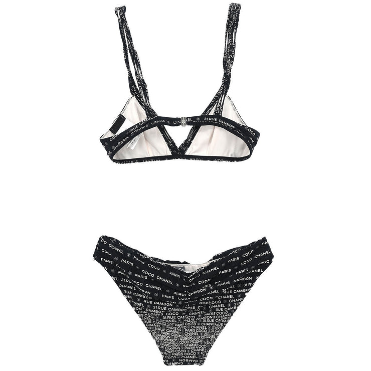 Chanel Swimwear Swimsuit Black 09P #36 170573