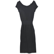 Chanel Short Sleeve Dress Black 08A #36 171709