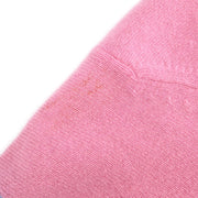 Chanel Ensemble Cardigan Short Sleeve Top Pink #40 #36 175712