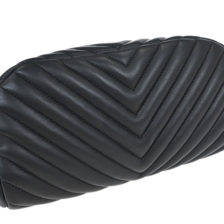 Chanel Black Lambskin Chevron Urban Spirit Backpack 175900