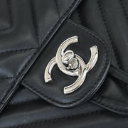 Chanel Black Lambskin Chevron Urban Spirit Backpack 175900