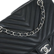 Chanel Black Lambskin Chevron Urban Spirit Backpack 175900