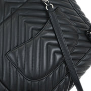 Chanel Black Lambskin Chevron Urban Spirit Backpack 175900