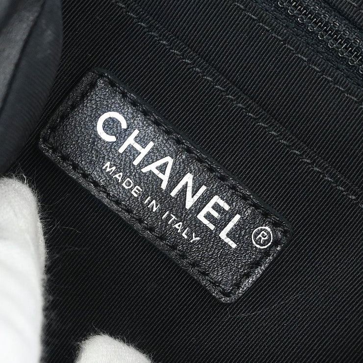 Chanel Black Lambskin Chevron Urban Spirit Backpack 175900