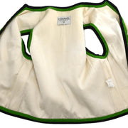 Chanel Sleeveless Vest Jacket White 176532