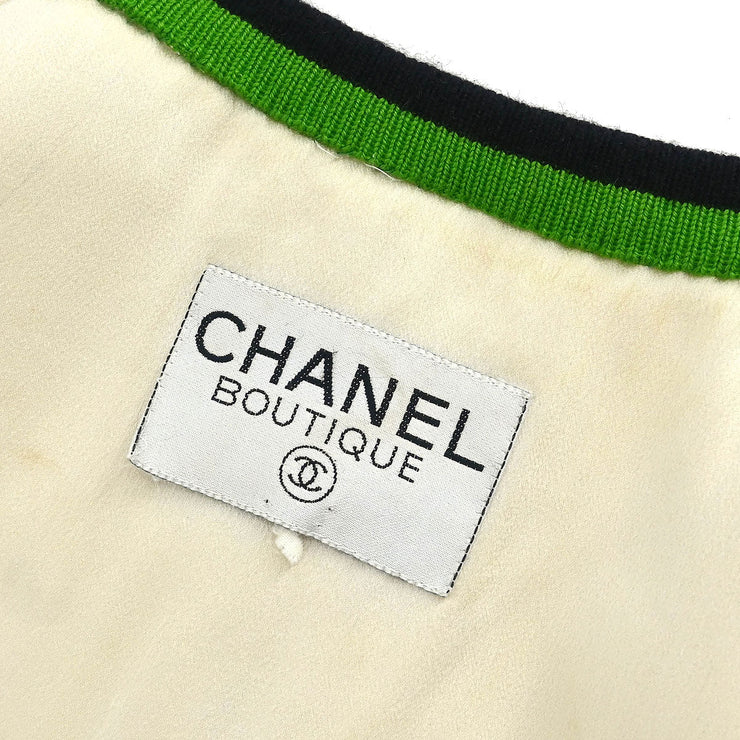 Chanel Sleeveless Vest Jacket White 176532