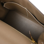 Hermes Etoupe Epsom Kelly 28 Sellier 2way Handbag CHA882FD 176687