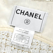 Chanel Single Breasted Jacket White 01P #42 176713