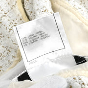 Chanel Single Breasted Jacket White 01P #42 176713